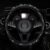 Skin Sense Three-dimensional Artificial Sheepskin Diamond Flash Car without Inner Ring Steering Wheel Cover Fits 14.5-15 Inches