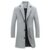 Autumn Winter Fashion Men’s Woolen Coats Solid Color Single Breasted Lapel Long Coat Jacket Casual Overcoat Plus Size 5 Colors