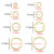 100 Pcs/Pack 6mm~25mm Metal Bra Strap Adjustment Buckles Underwear Sliders Rings Clips For Lingerie Adjustment DIY Accessories