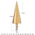 1/4″ Hex Shank Step Drill Bit 4-12mm/4-20mm/4-32mm Cone Titanium Coated Metal Hole Cutter HSS High Speed Steel Quick Change