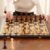 44cm/ 17.3inWooden folding chess set felt game board inside store adult gift family game board