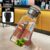 2L Large Capacity Glass Water Bottle Transparent Milk Juice Cup Outdoor Portable Leakproof Drinkware Tea Water Glass Bottle 2L