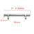 50-500mm Stainless Steel Kitchen Door Cabinet T Bar Handle Pull Knob Cabinet Knobs Furniture Cupboard Drawer Handle