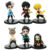6Pcs/set Demon Slayer Figure Kamado Tanjirou Nezuko  Agatsuma Kimetsu No Yaiba Anime Figure Q Version Character Figuras Toys