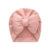 Lovely Bowknot Knitted Baby Hats Cute Solid Baby Girls Boys Turban Bonnet Soft Newborn Infant Cap Kids Lace Beanies Headwraps