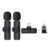 Wireless Lavalier Microphone Portable Audio Video Recording Mic for iPhone Android Long battery Live Tiktok Broadcast Gaming
