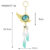 Game Genshin Impact 1:1 Eye Of Original God Venti Keychain Cosplay Anime Luminous Key Rings Backpacks Accessories Gifts