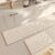 VIKAMA 2pc Wabi-Sabi Kitchen Absorbent Mat Non-Slip Mat For Restaurant Simple Lines Soft Diatomaceous Mud Mat