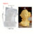 DIY 3D Ornaments Plaster Statue Mold For Handmade Home Decoration Gift Closed Eyes Braided Girl Candle Silicone Mold Resin Mold