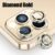 For IPhone 13 14 11 15 Pro Max Glitter Metal Camera Protector For IPhone 12 Mini Camera Protector 3PCS/Set Lens Protection Glass