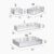 Drawer Transparent Visual Jewelry Accessories Storage Box Plastic Household Items Cosmetics Organizing Box