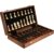 15″ x 15″ High-end Folding Chess Set Top Grade Classic Handwork Solid Wood Pieces Walnut Chessboard Children Gift Board Game