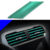 10 Pcs 20cm Car Air Conditioner Vent Outlet Trim Strips U Shape Chrome PVC Colorful Shiny for Car Decoration