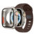 Case+Strap For Apple Watch Band 45mm44mm41mm 42 40mm Smart Silicone Bracelet Iwatch Series 3 4 5 6 Se 7 8 9 Change To Ultra Case