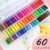 12-100 PCS Colored Art Marker Sketching Manga Markers Drawing Set Double head Watercolor Paint Brush Pen Supplies Stationery