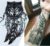 Waterproof Temporary Tattoo Sticker crow wolf forest tatto stickers flash tatoo fake tattoos for women men 7
