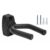 Guitar Wall Mount Hanger Black Guitar Hanger Wall Hook for All Size Guitars Bass Mandolin Banjo Ukulele