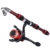Sougayilang Spinning Fishing Rod and Reel Combo1.8M Telescopic Rod with 5.2:1 3BB Fishign Reel Max Drag 5kg Full Fishing Kit
