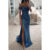 Sexy Women Dress Off-shoulder Gown Dress Sequin Pleated V-neck Maxi Slim Fit Frock Elegant Evening Party Prom Long Skirt