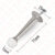 KAK Rubber Door Stopper Wall Protector Heavy Duty Door Stop Zinc Alloy Wall Mounted Door Holder Door Hardware Home Improvement