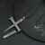 Anime One Piece Necklace For Men Women Dracule Mihawk Cross Sword Kogatana Retro Pendant Choker Kolye Metal Weapon Keychain Gift