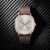 TOMI Men’s Watch Minimalist Fashion Sports Watch Calendar Leather Casual Quartz Watch
