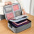 Large Capacity Multi-Layer Document Tickets Storage Bag with lock Certificate File Organizer Case Home Travel Passport Briefcase