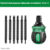 High quality ratchet screwdriver set with multifunctional adjustable inner cross shaped triangular plum blossom shaped screwdriv