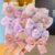 10Pcs/Set Girls Bow Flower Hair Bands Sweet Elastic Hair Ties Children Cute Headbands Ponytail Rubber Band Kids Hair Accessories
