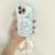 Kawaii Sanrio Cinnamoroll With Bracelet Bracket Phone Case For iPhone 15 14 13 12 11 Pro Max XR XS MAX X 7 Back Cover Y2k Gift