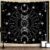 1 Piece Of 75x100CM Psychedelic Sun And Moon Constellation Tapestry Bedroom Decoration Black And White Pattern Wall Hanging