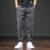 Large size elastic workwear jeans, men’s ankle tied Harlan pants, wear-resistant and fat added, plus size trendy and loose