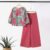 2024 Summer Floral Print Suit ZANZEA Women 3/4 Sleeve Blouse Wide Leg Pant Sets Stylish Tracksuits Fashion Loose Matching Sets