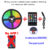 5V USB RGB Led Strip Light Bluetooth App Infrared Remote Control Led Tape Belt for Room Home TV Backlight Atmosphere Decor Lamp