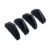 4pcs Universal Carbon Fiber Car Modified Rear Bumper Diffuser Spoiler Black Red ABS Rear Bumper Lip Diffuser Anti-collision