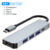 USB C HUB 4K 30Hz Type C to HDMI-compatible PD 87W USB Splitter USB Adapter For Macbook Air Pro USB3.0 HUB TF SD Multi Converter