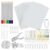 Heat Shrink Plastic Sheets Set Shrinky Art Film Paper Heat for DIY Keychain Ornaments Creative Craft Embellishment Scrapbooking