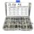 200pcs/lot Radial capacitors set 15Values 10V 16V 25V 50V 0.1uF-220uF Electrolytic Capacitor Assortment Kit 0.22uf 2.2uf 100uf