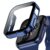 Waterproof Case for Apple Watch 7 8 9 45mm 41mm Screen Protector Glass+Cover Bumper Tempered iWatch 5 SE 6 44mm 40mm Accessories