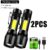1/3/5/7 PCS Mini LED Flashlight COB+XPE Portable Torch Camping Lantern Zoomable Focus Light Tactical Flashlight with Pen Clip