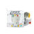 Soft Baby Books 3D Touch Feel High Contrast Cloth Book Sensory Early Learning Stroller Toys for Infant Toddler Gifts 0-12 Months