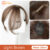 MEIFAN Synthetic False Bangs Clip-In Bangs Extension Natural Neat Fake Fringe Topper Hairpiece Invisible Clourse Hairpieces