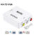 1080P Mini AV RCA CVBS to VGA Video Converter with 3.5mm Audio Supports PAL NTS Video Adapter for TV Set-Top Box Monitor PC