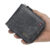 Men’s Wallet Short 2023 New Vintage Casual Trifold Zipper Bag Youth Student Buckle Waist Chain Zero Wallet for Dad’s Birthday Gi