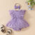 2 Cute Baby Girl Lace Lace Flowers Sleeveless Triangle Jumpsuit Mesh Skirt Summer Sweet Newborn Casual Dress Diaper Changing