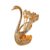 7pcs Stainless Steel Creative Dinnerware Set Decorative Swan Base Holder With 6 Spoons For Coffee Fruit Dessert Stirring Mixing