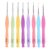 Crochet Hooks Kits with Storage Bag Soft Handle Crochet Needles Yarn Weave Knitting Needles Set DIY Weaving Tool