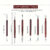 6PCS Sculpting Tool Pottery Wood Handle Set Wax Carving Sculpt Smoothing Polymer Shapers Pottery Clay Ceramic Tool  Accessories