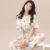 New Pajamas Homewear Suit Women’s Summer Short-Sleeved Long Pants Ladies Large Size Loose Leisure Homewear Two-Piece Set