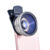 2 Functions Mobile Phone Lens 0.45X Wide Angle Len & 12.5X Macro HD Camera Lens Universal For iPhone Android Phone Smartphone